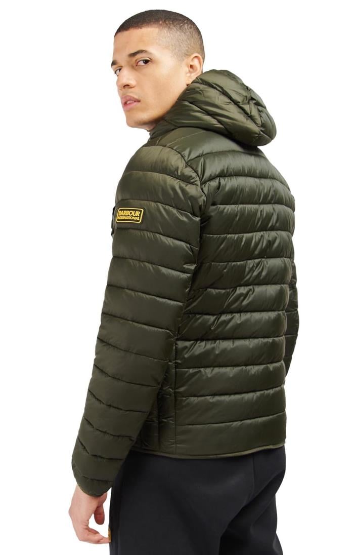 Mens barbour international padded jacket sale