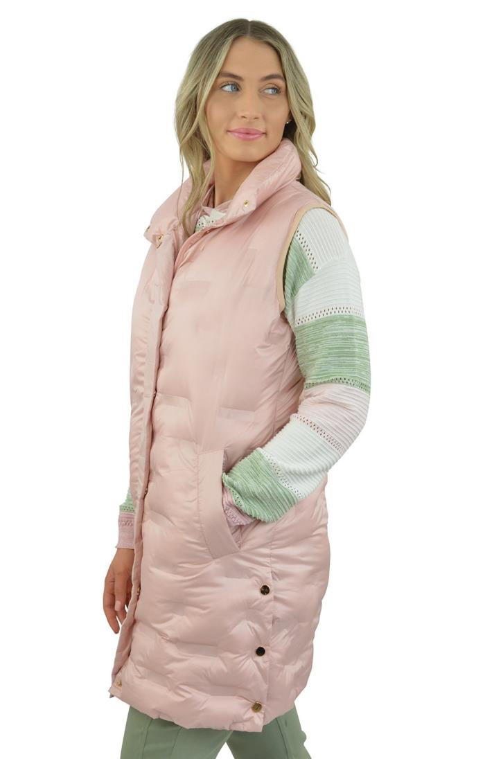 ladies gilet long