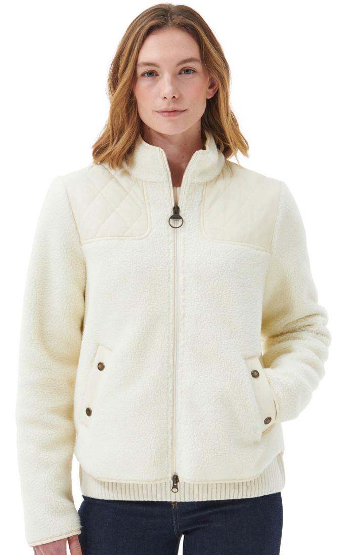 Barbour women's fleece lined jacket sale