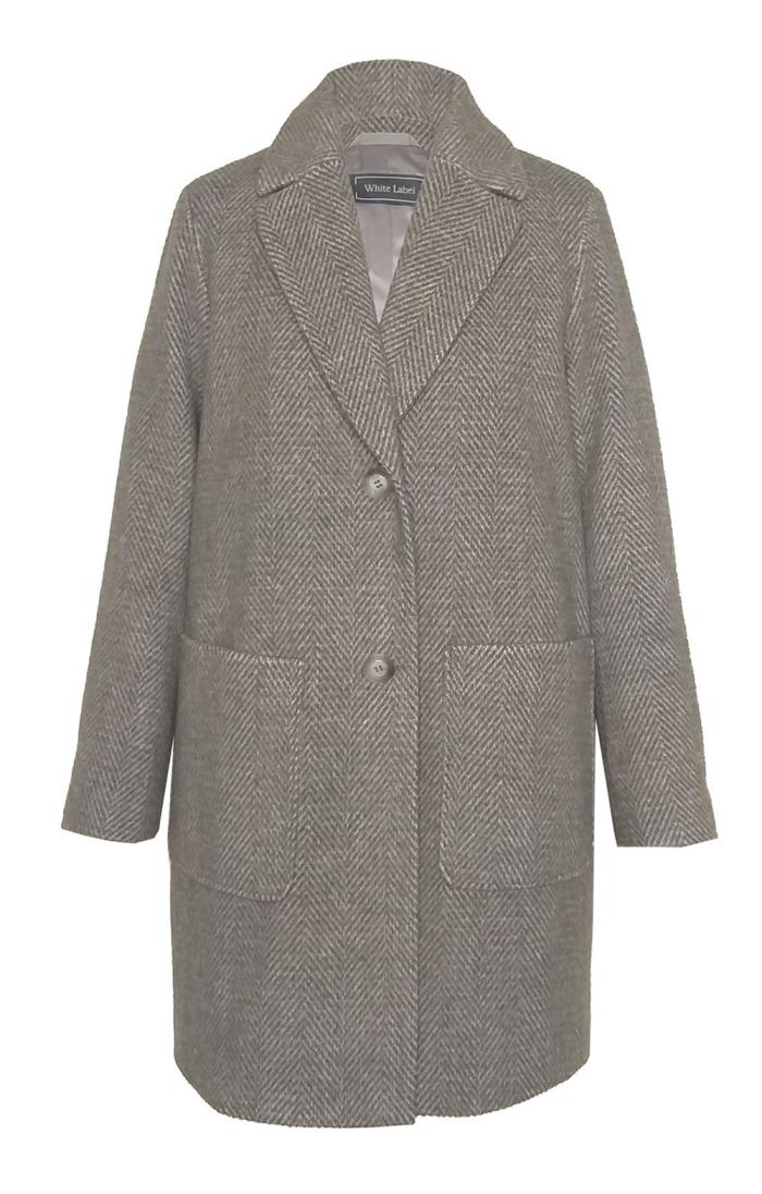 Herringbone on sale winter coat