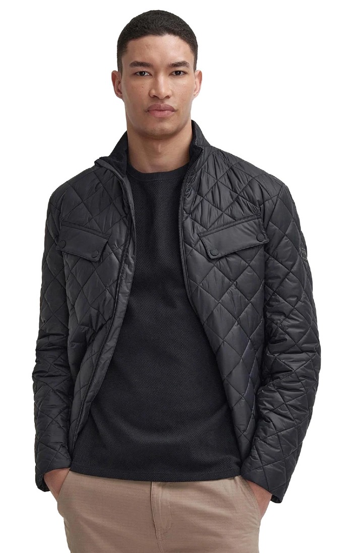 Men s Barbour International Ariel Box Quilted Jacket