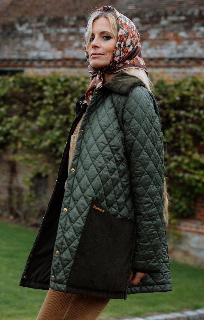 Barbour jacket quilted womens online