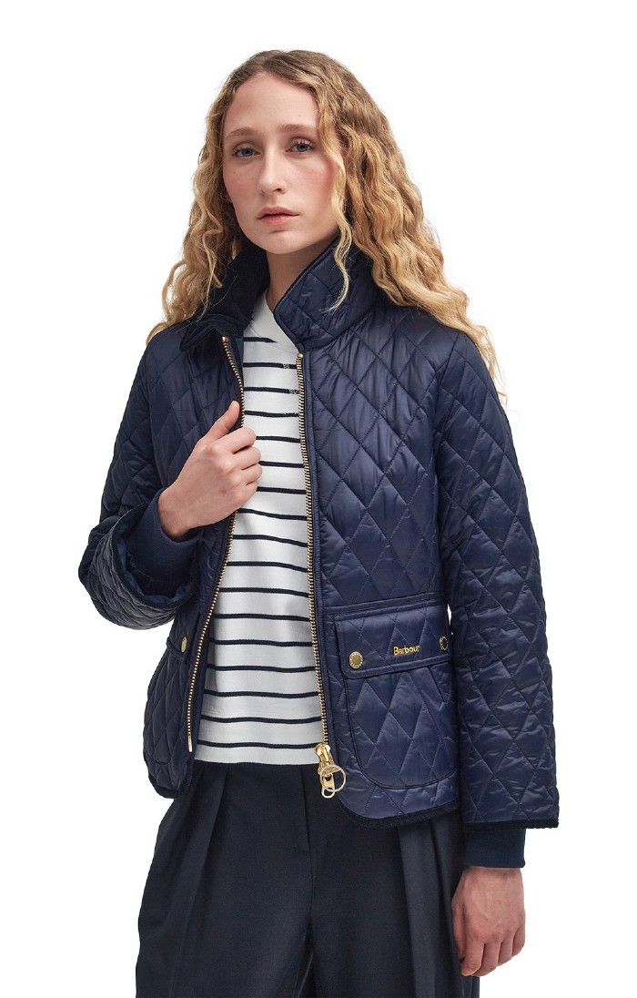 Ladies Barbour Fitted Beadnell Quilted Jacket