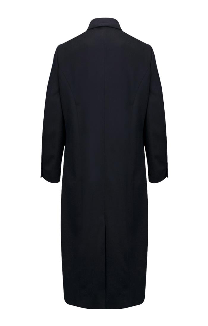 Single Breasted Full Length Cashmere Coat