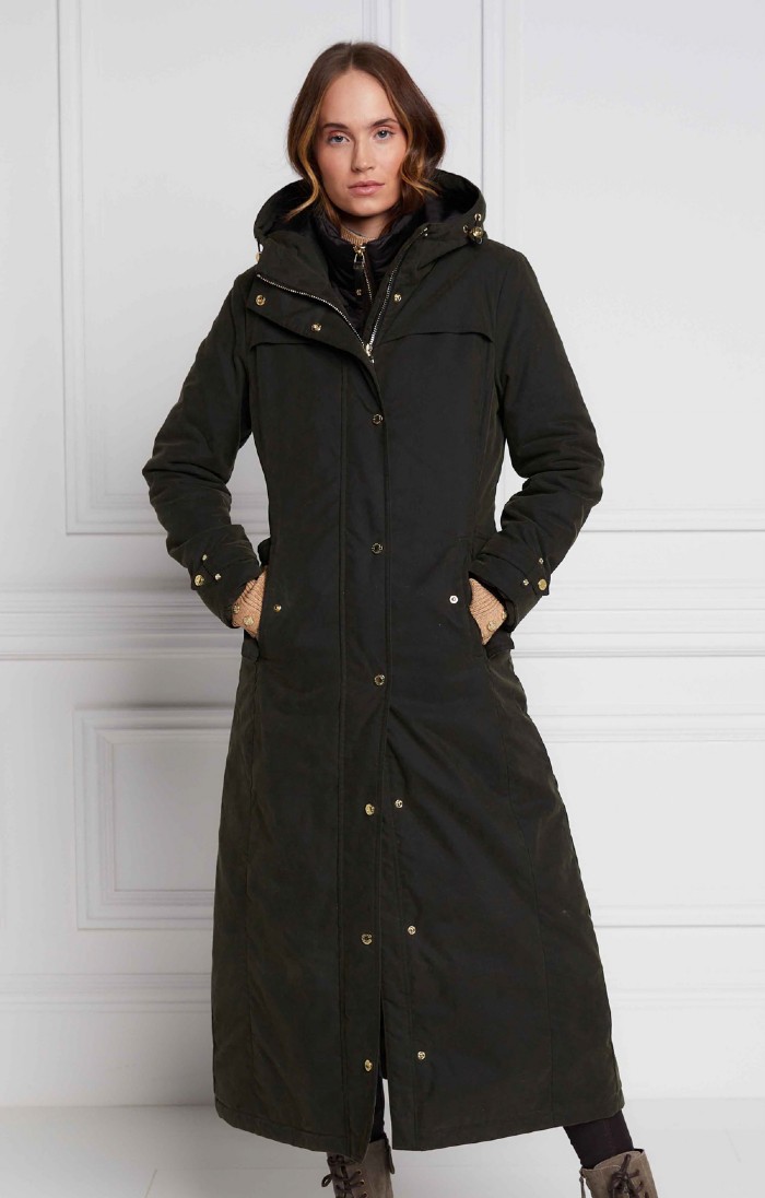 Ladies wax coats full length online