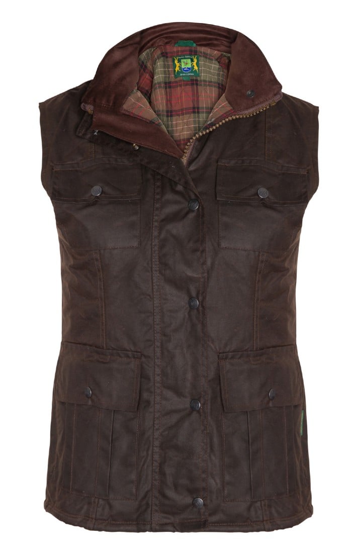 Wax gilet hot sale ladies