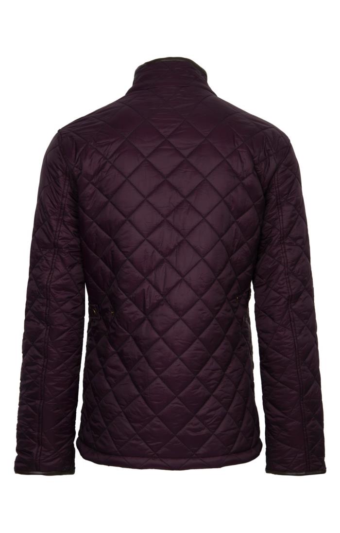 Mens burgundy quilted clearance jacket