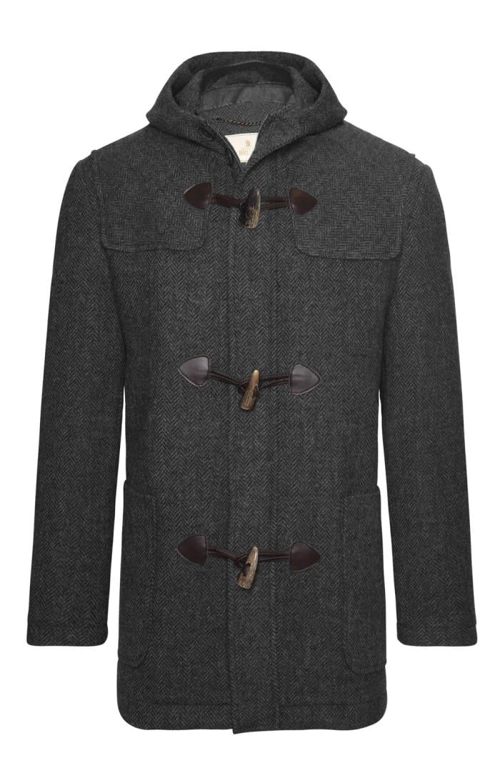 Mens Tweed Duffle Coat - House of Bruar