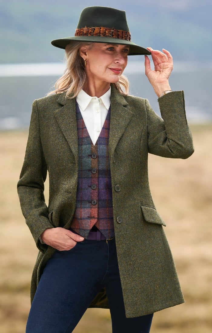 Ladies country jackets tweed best sale