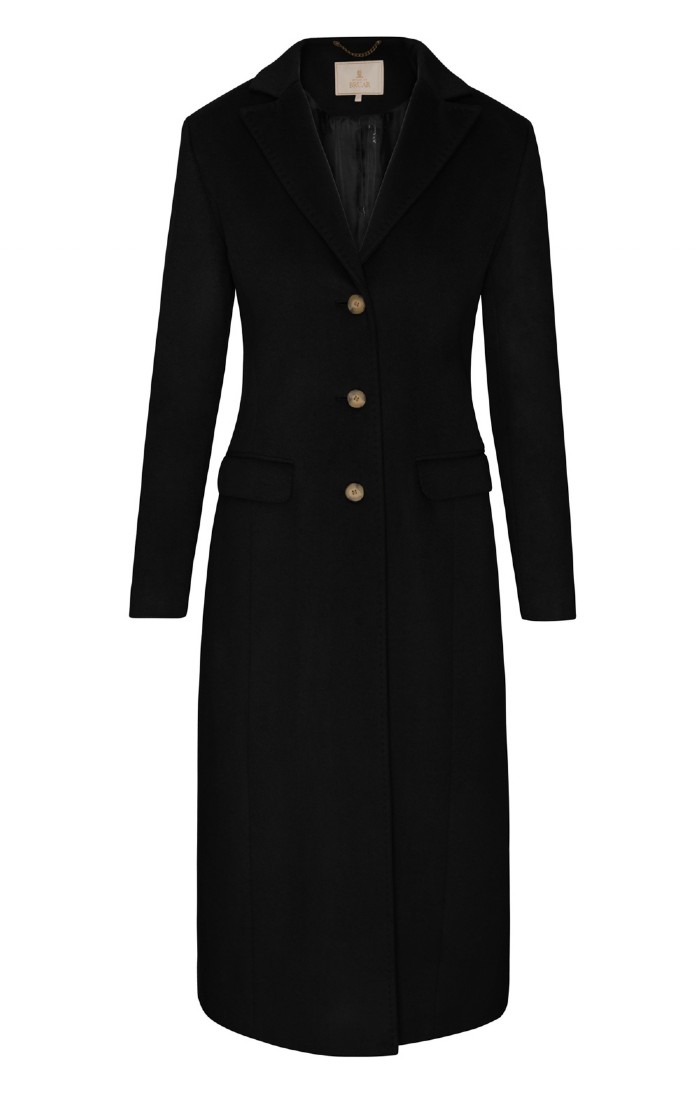 Ladies Wool Cashmere Full Length Coat