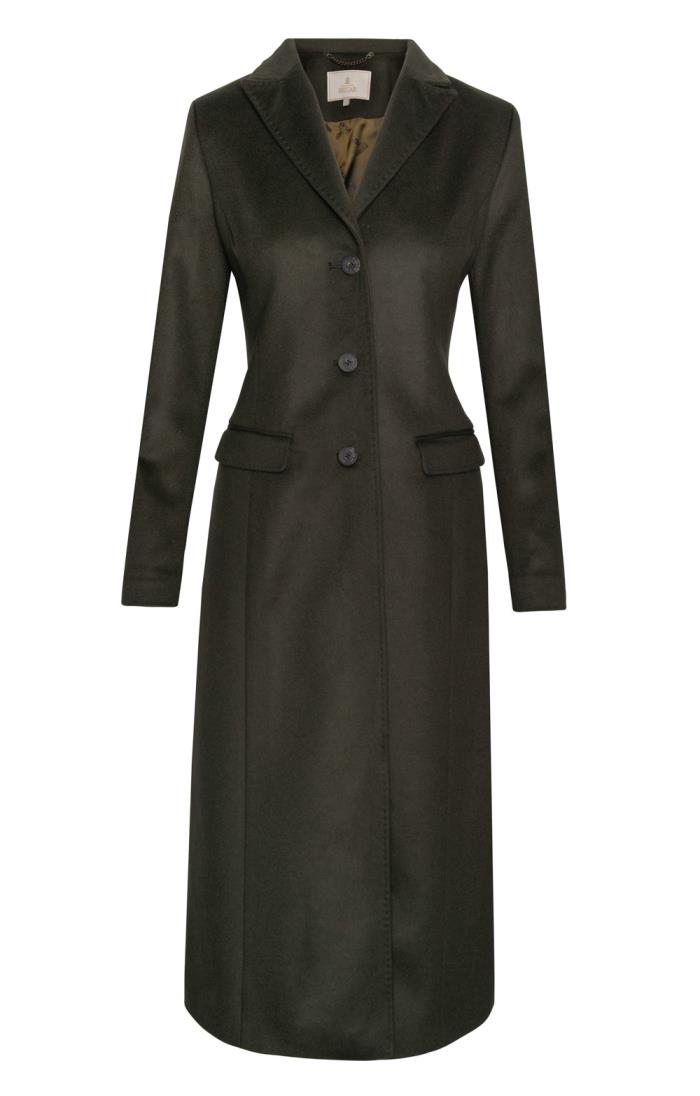 Black cashmere coat ladies hotsell