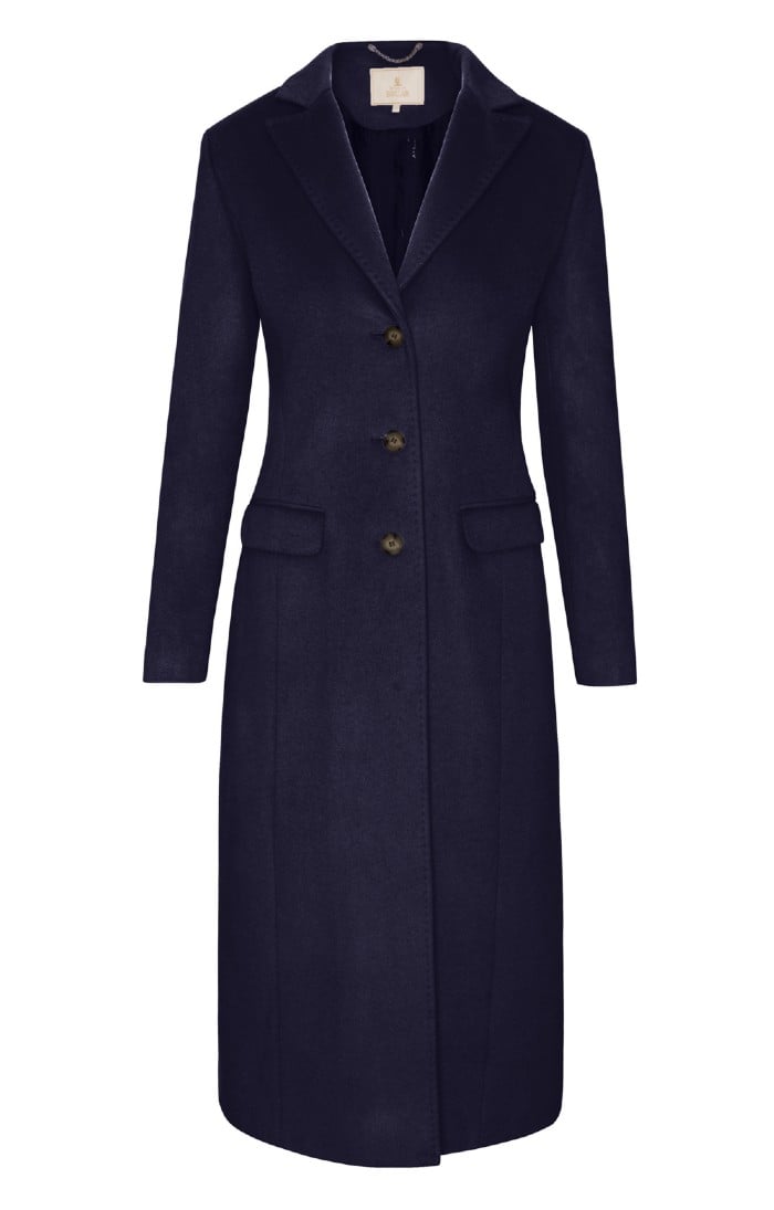 Ladies Wool & Cashmere Full Length Coat