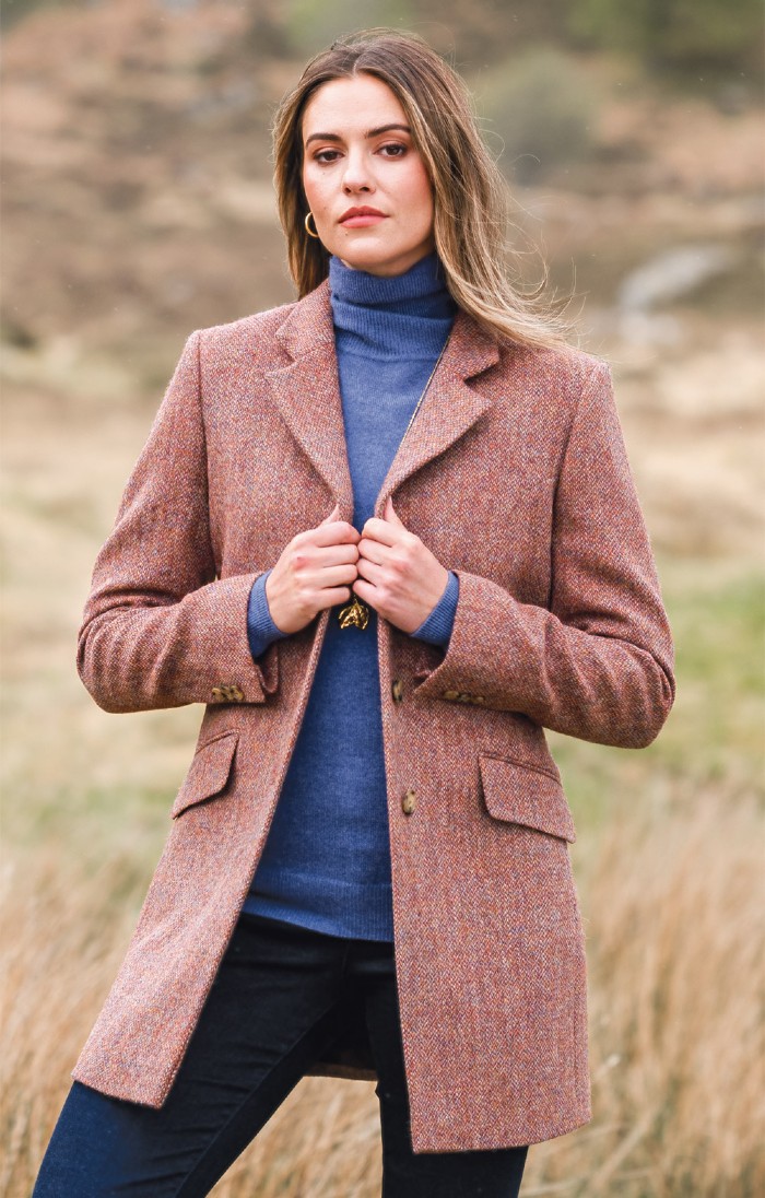 Harris tweed jacket ladies sale hotsell