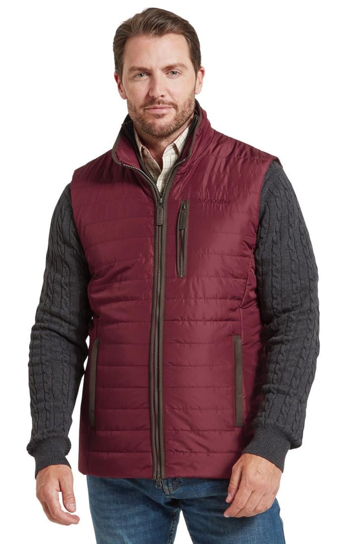 Mens Schoffel Brora Quilted Gilet - House of Bruar