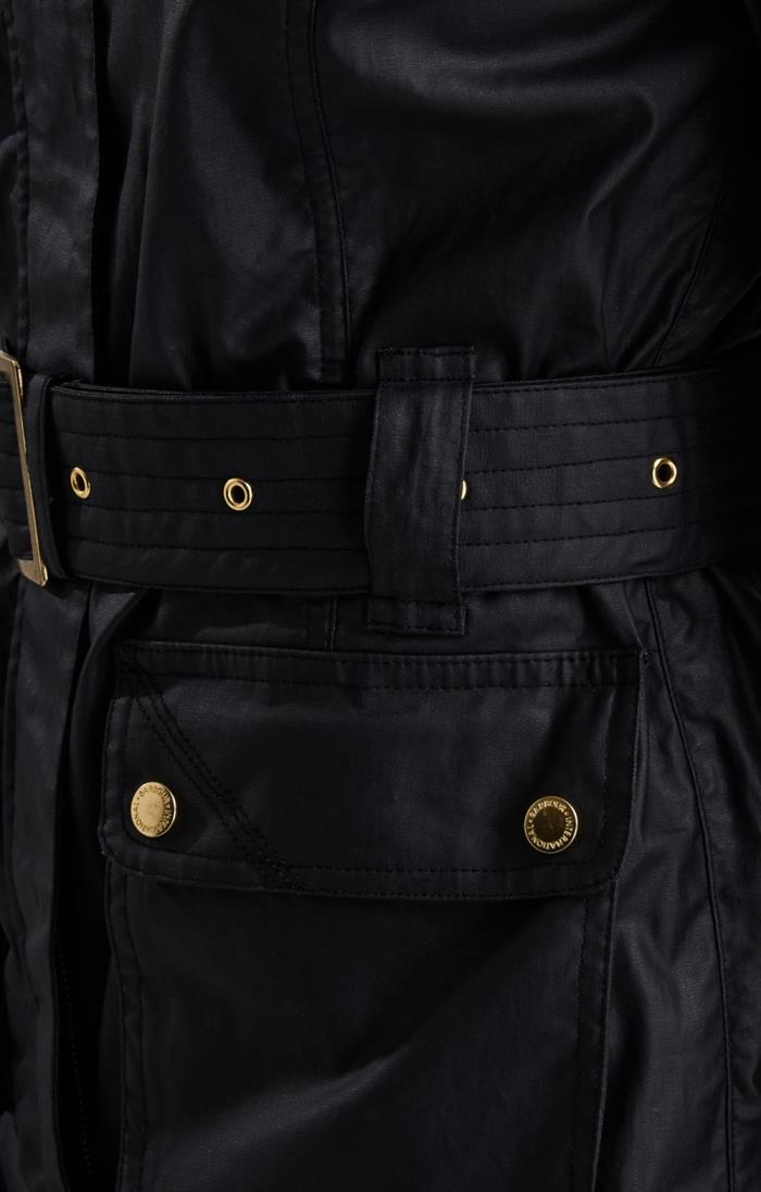 Barbour bearings sale belted jacket