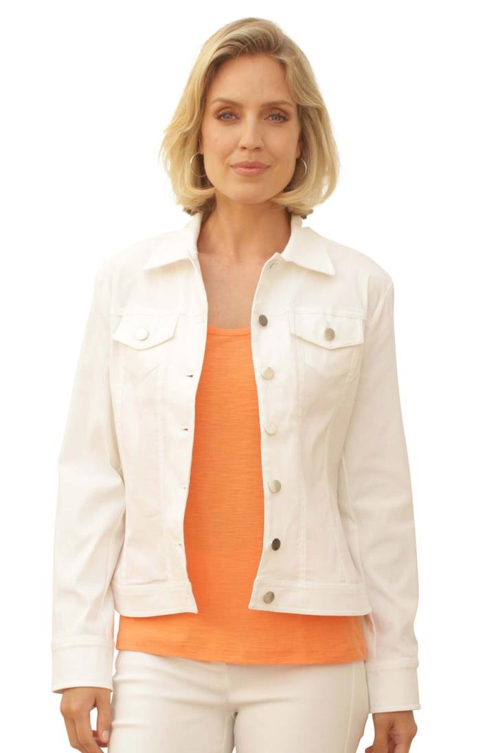 cream summer jacket ladies