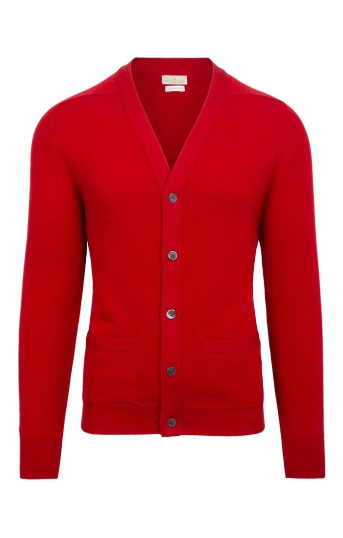 Barrie 3 ply Cashmere V Neck Cardigan