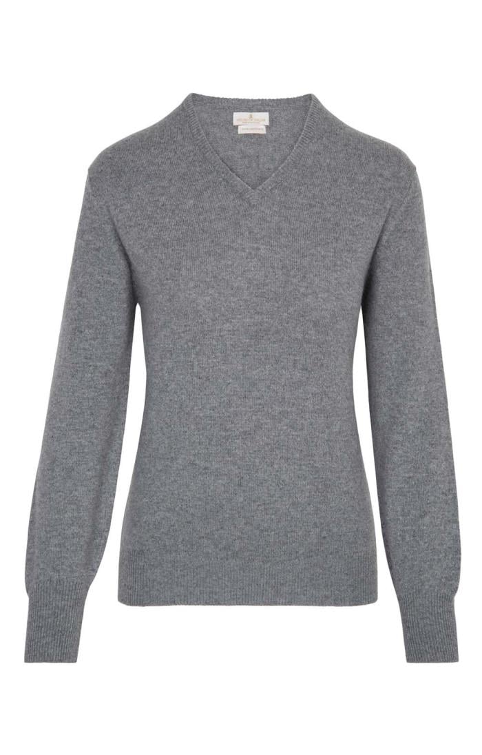 Barrie 3 Ply Cashmere V Neck - House of Bruar