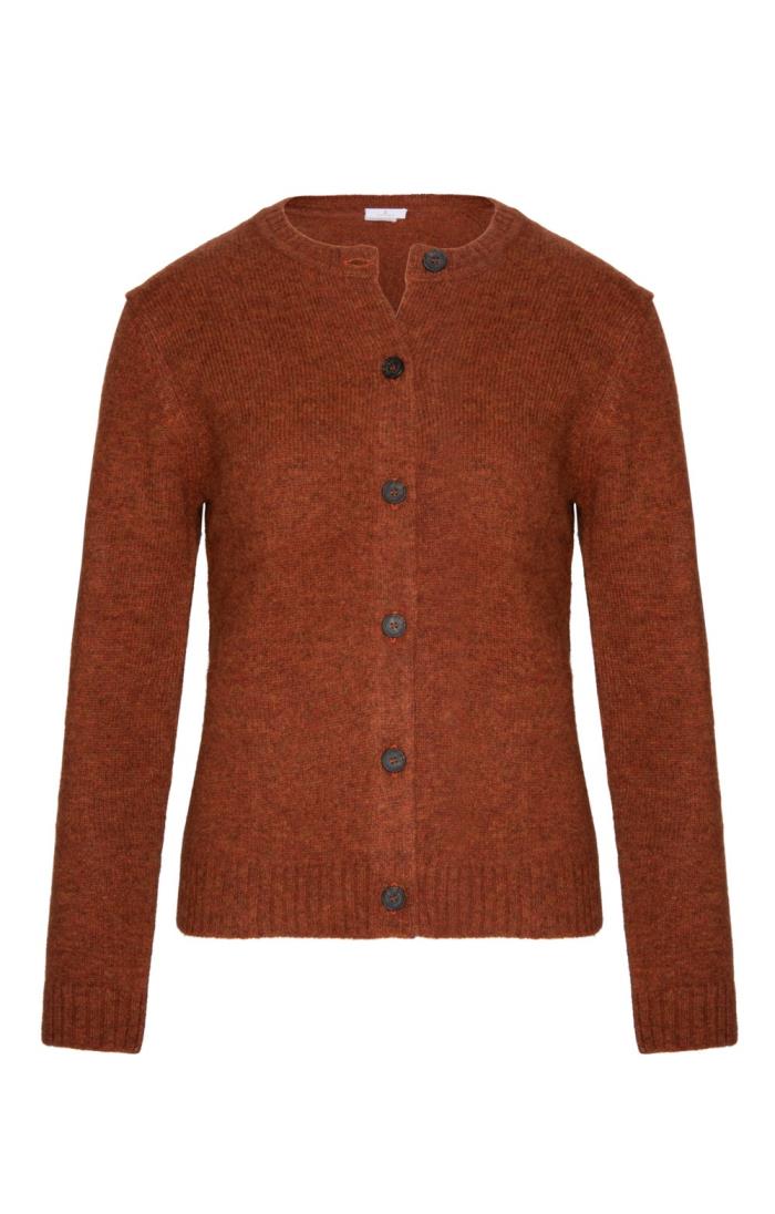 Ladies Munrospun Shetland Cardigan - House of Bruar