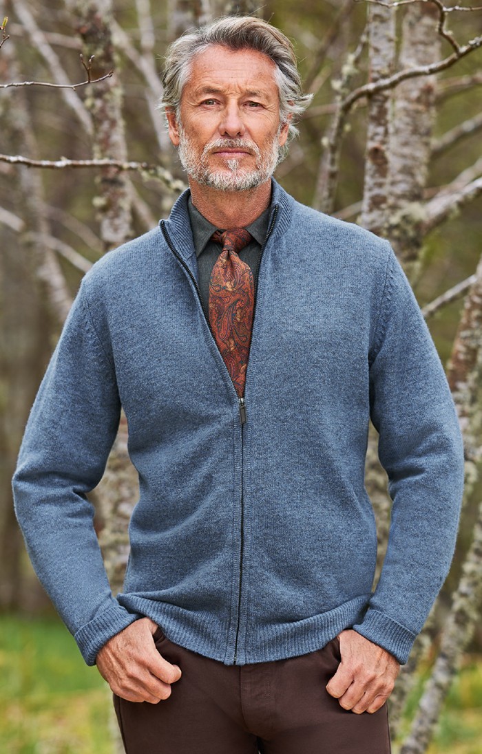 Men s Country Lambswool Zip Jacket