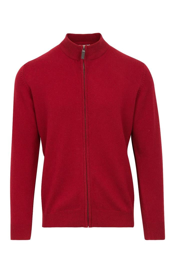 Mens Country Lambswool Zip Jacket - House of Bruar