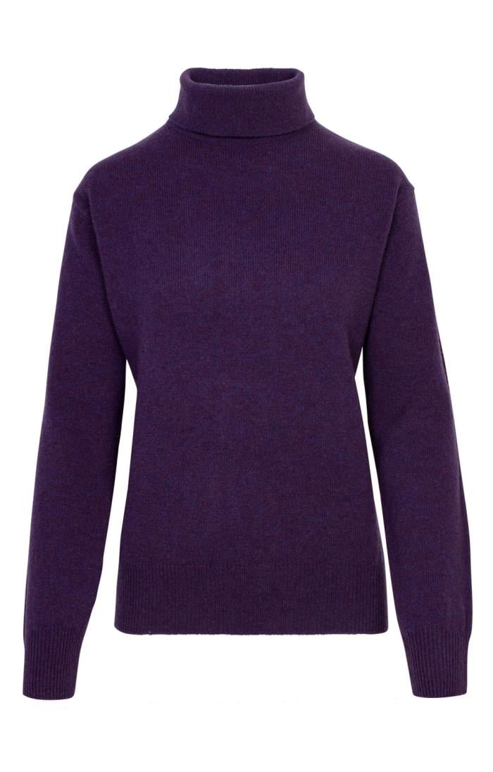 House of Bruar Lambswool Roll Neck - House of Bruar