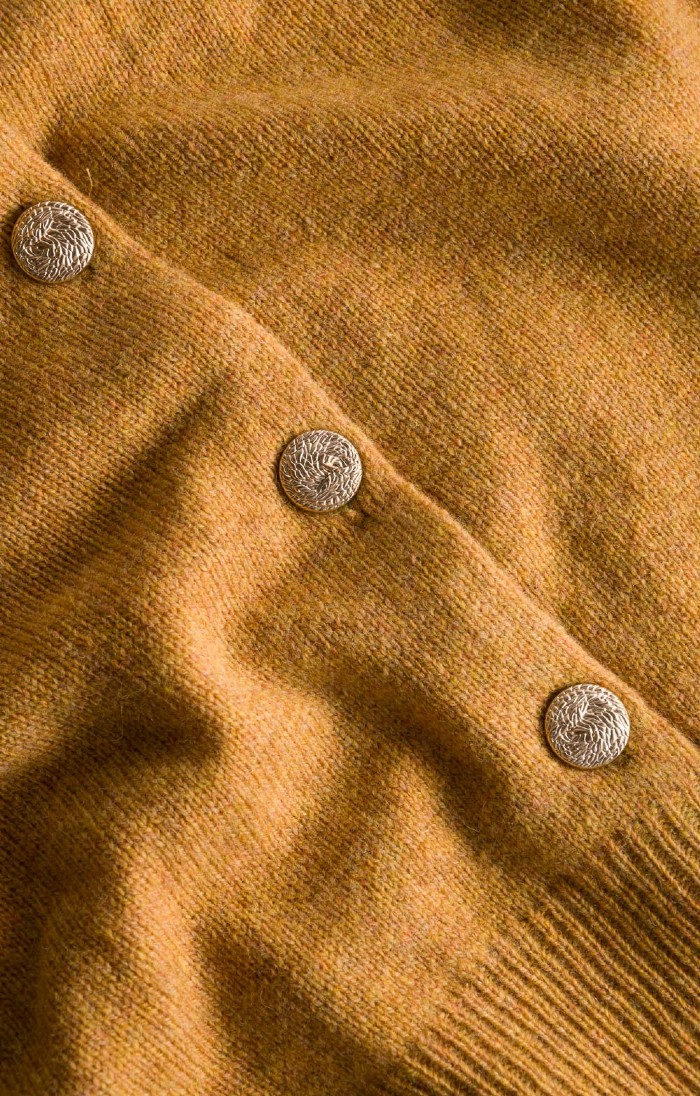 Ladies ochre cardigan hotsell