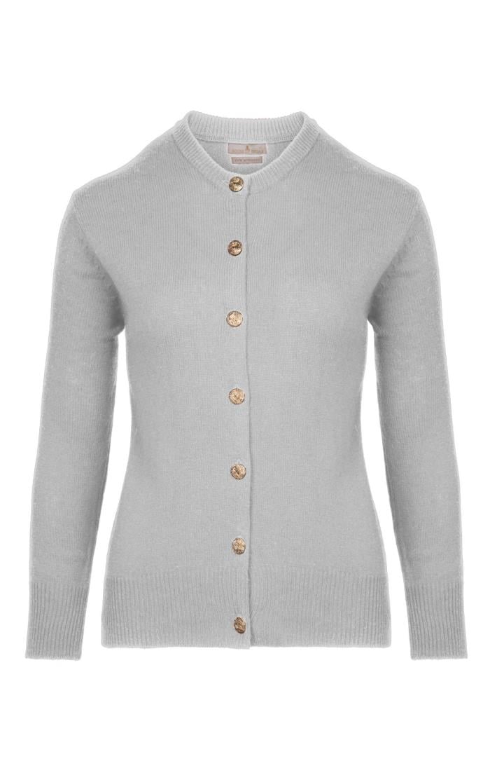 House of Bruar Lambswool Crew Neck Cardigan - House of Bruar