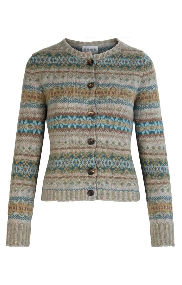 Ladies Westray Fairisle Cardigan - House Of Bruar