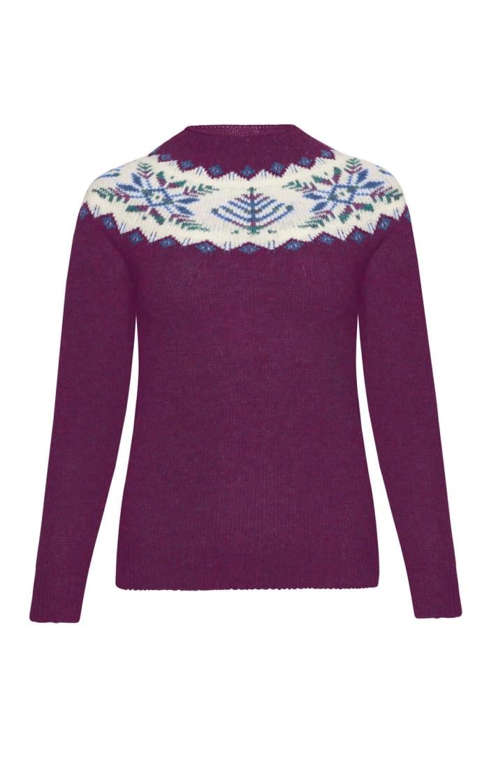 Shetland Fairisle Crew Neck - House of Bruar