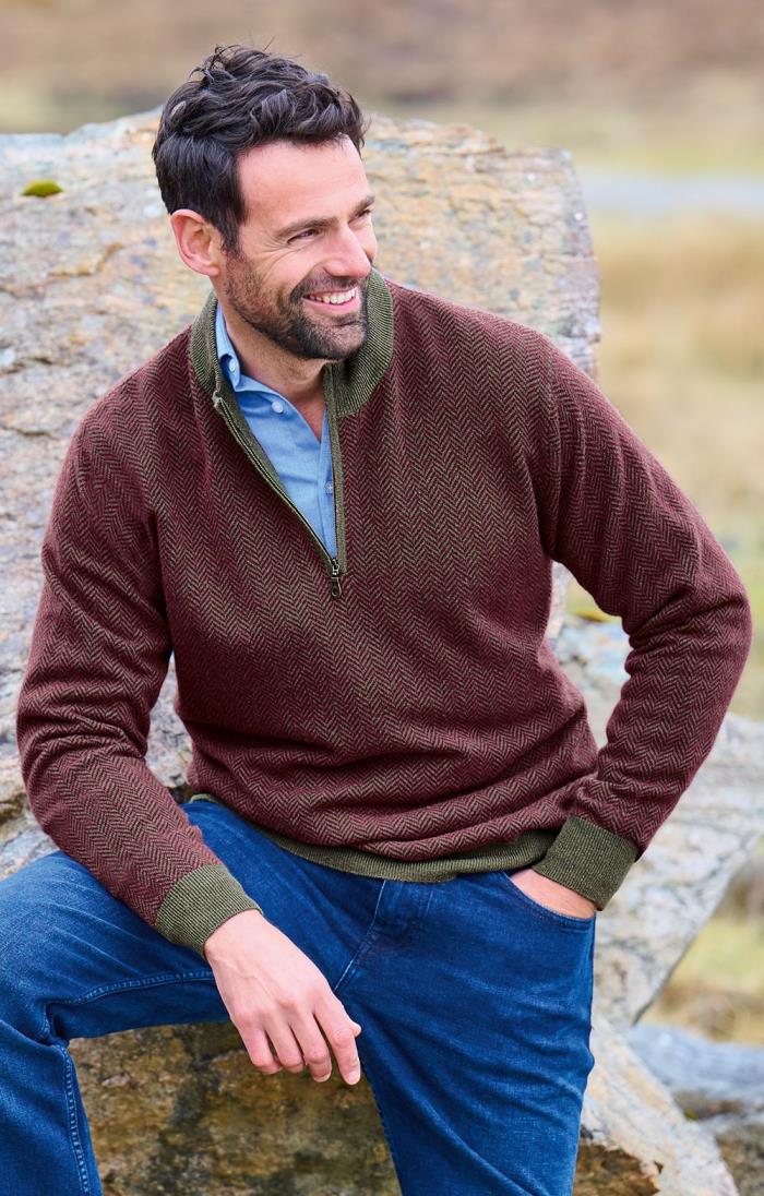 Men’s Cashmere Jumpers & Sweaters | House of Bruar Page 4