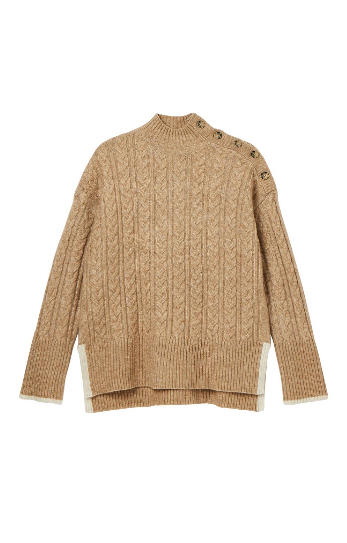 Joules cable knit jumper hotsell