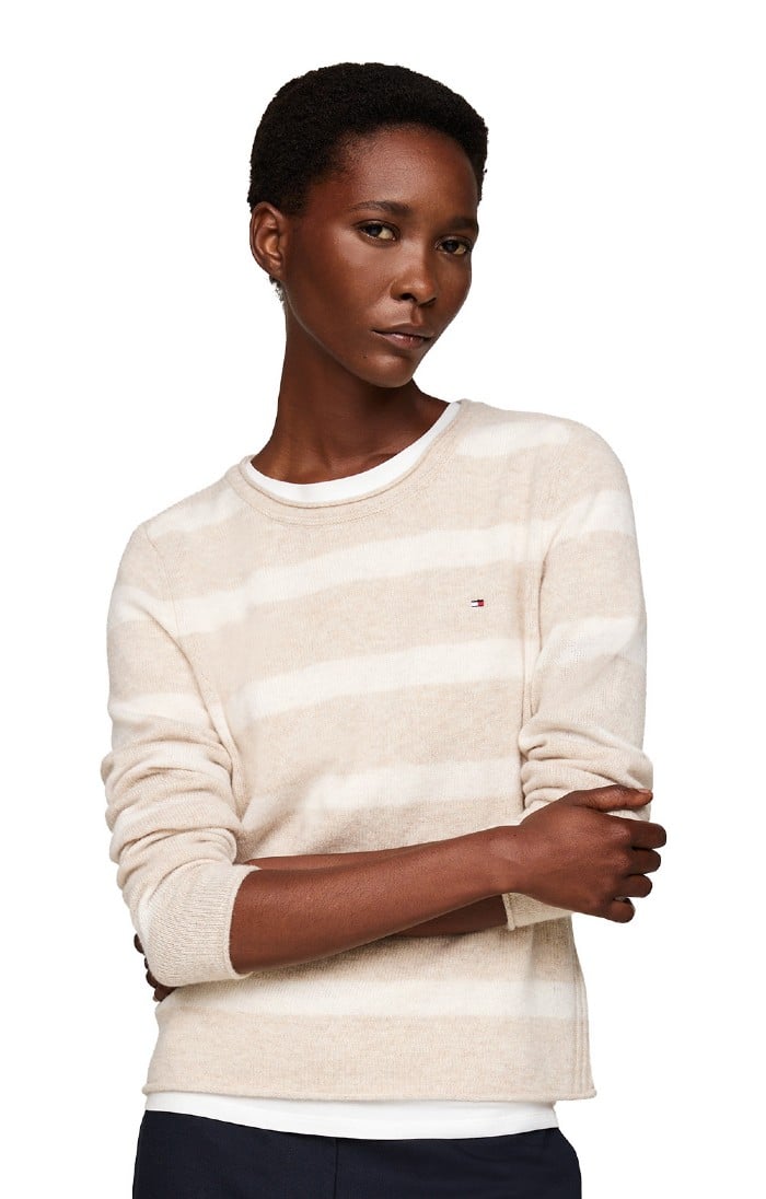 Hilfiger crew neck shops jumper