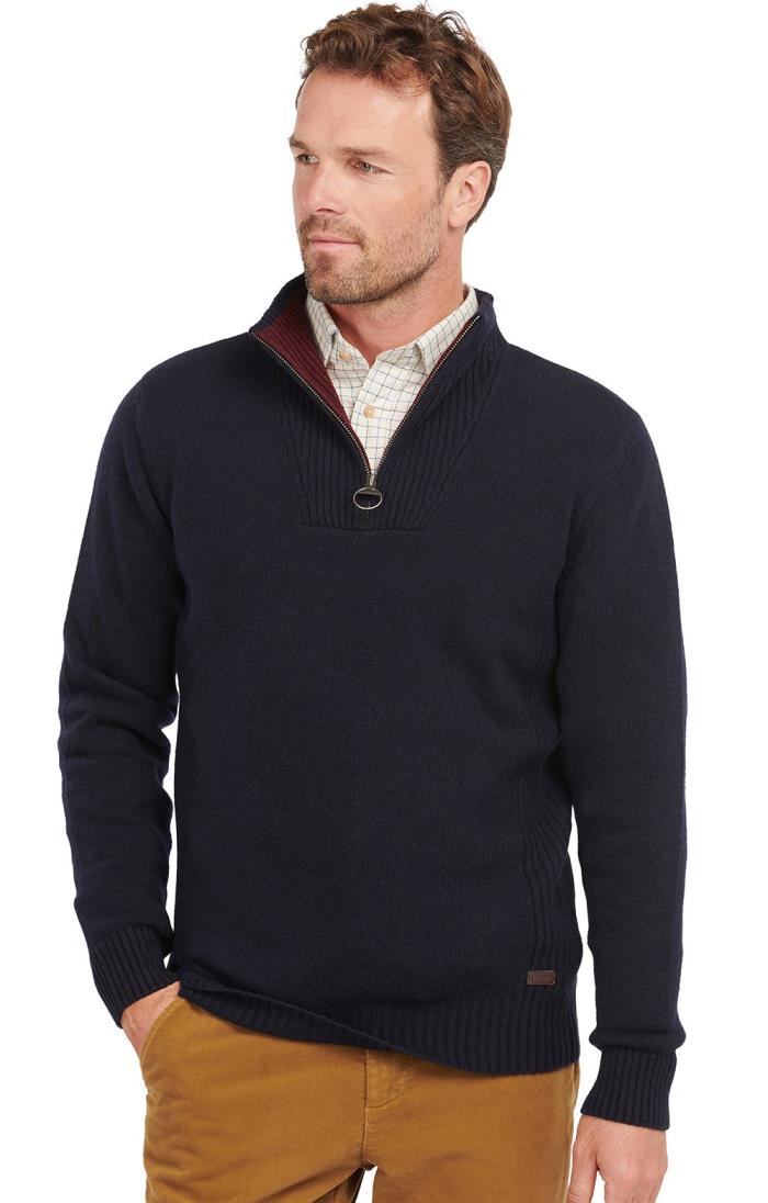 Mens Barbour Nelson Essential Half Zip Jumper House of Bruar