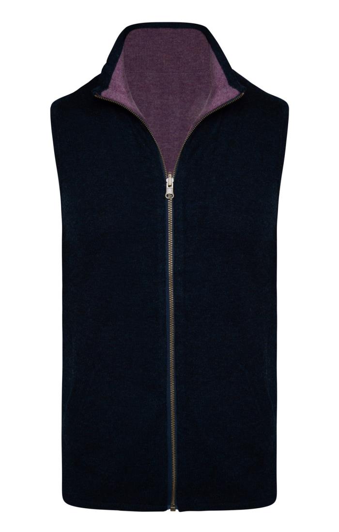 schoffel reversible merino cashmere gilet