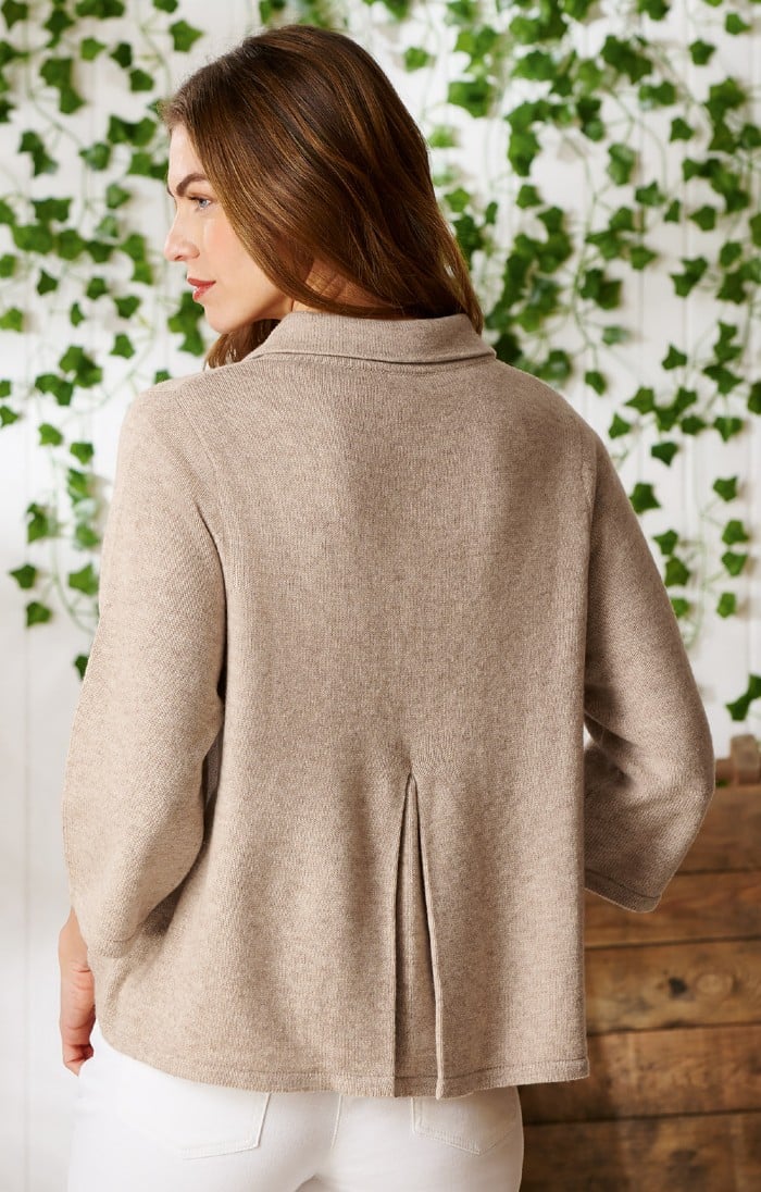 Single button outlet cardigan