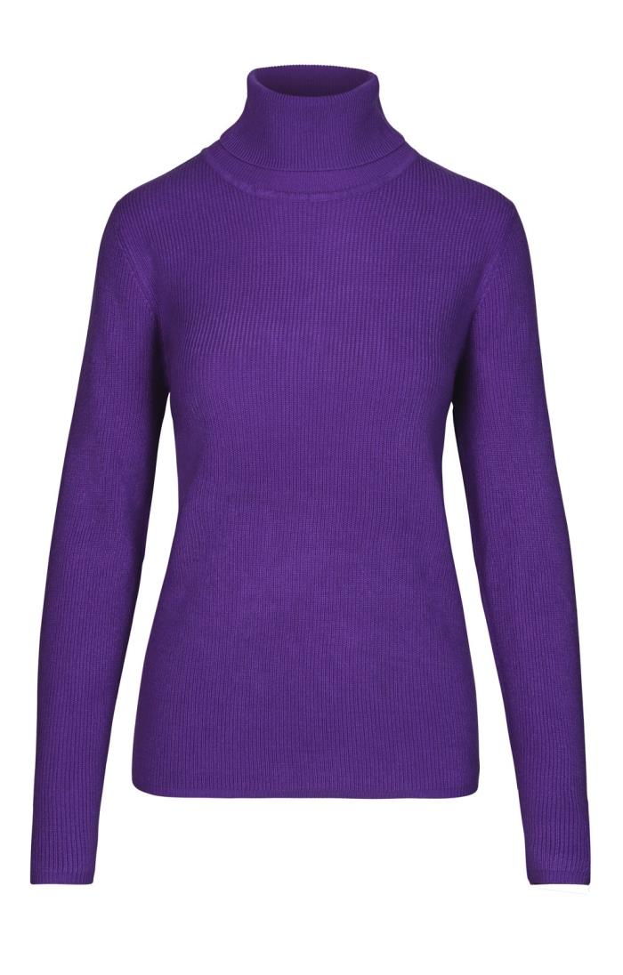 Ladies Cashmere Feel Roll Neck - House of Bruar