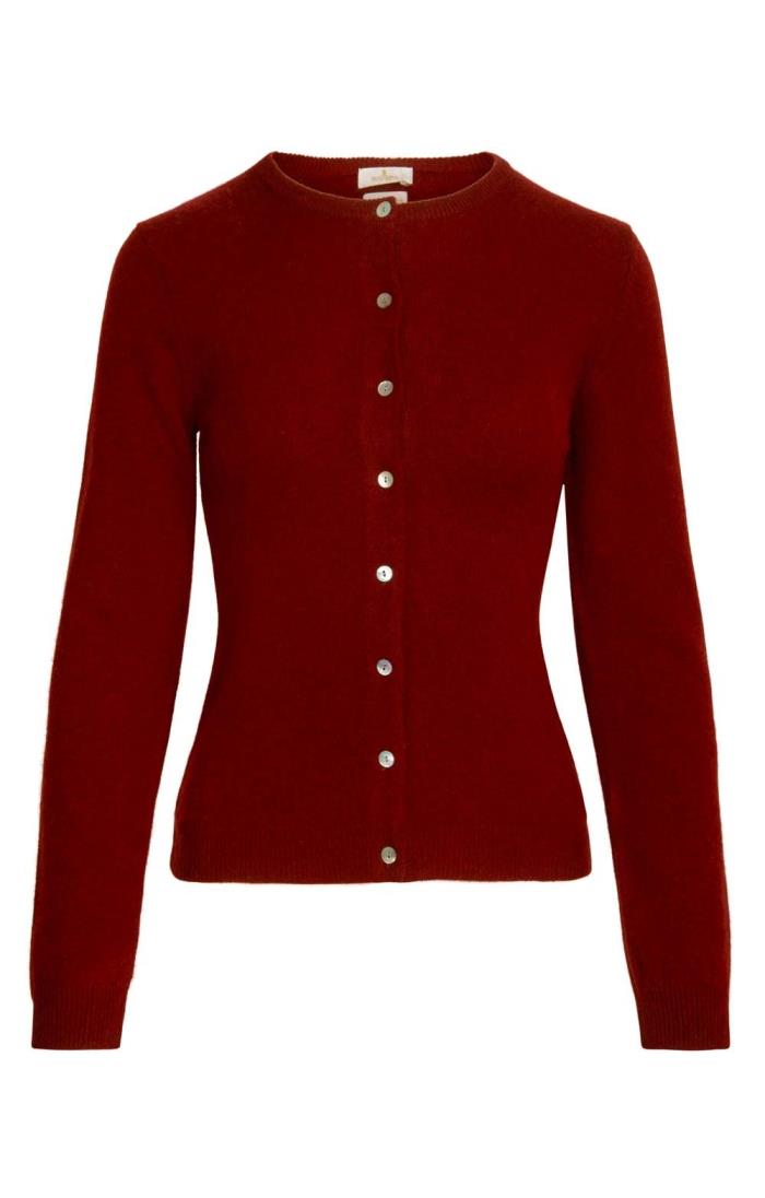 Ladies 2 Ply Cashmere Cardigan - House of Bruar