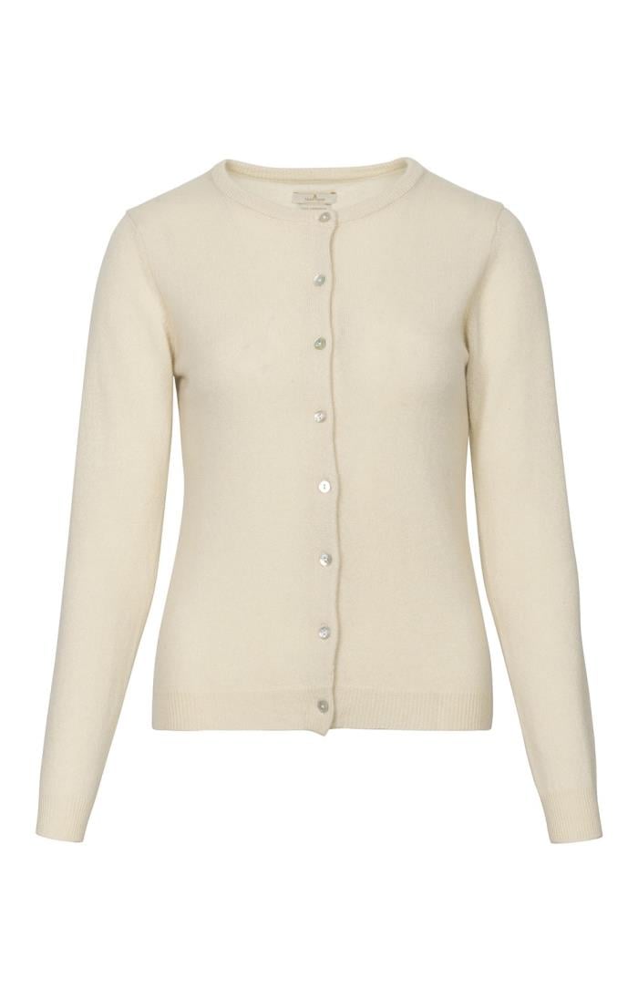 Ladies 2 Ply Cashmere Cardigan - House of Bruar