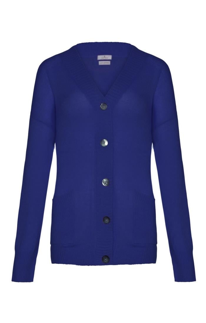 Ladies Cashmere Boyfriend Cardigan House of Bruar