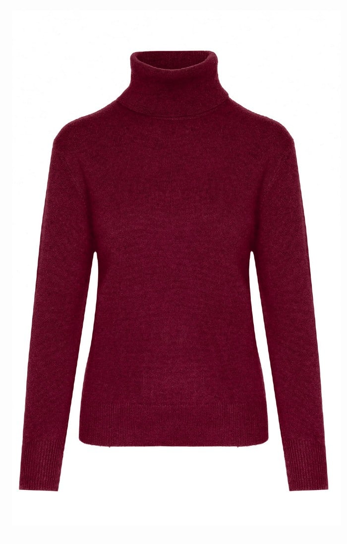 Ladies Cashmere Roll Neck - House of Bruar