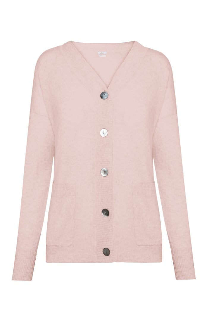 Ladies Cashmere Boyfriend Cardigan - House of Bruar