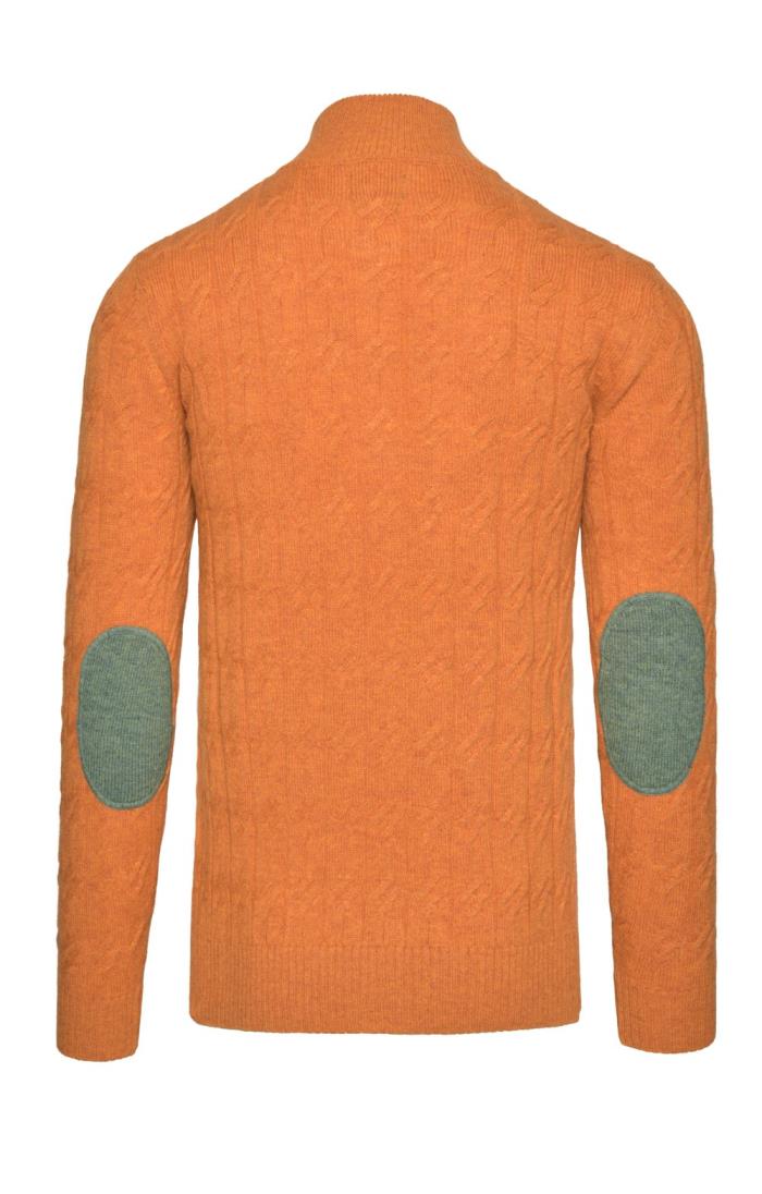 Motu Elbow Patch SWEATER(2-14Y) 2Y / Burnt Orange