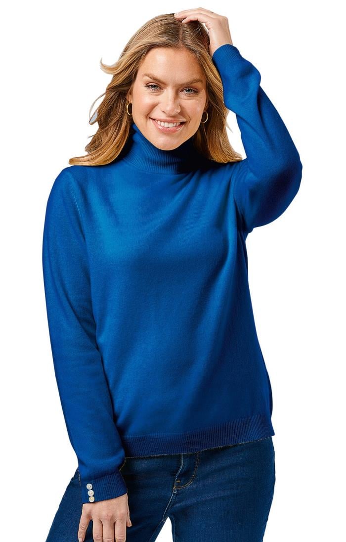 Ladies Cashmere Roll Neck | Ladies' Knitwear | House Of Bruar