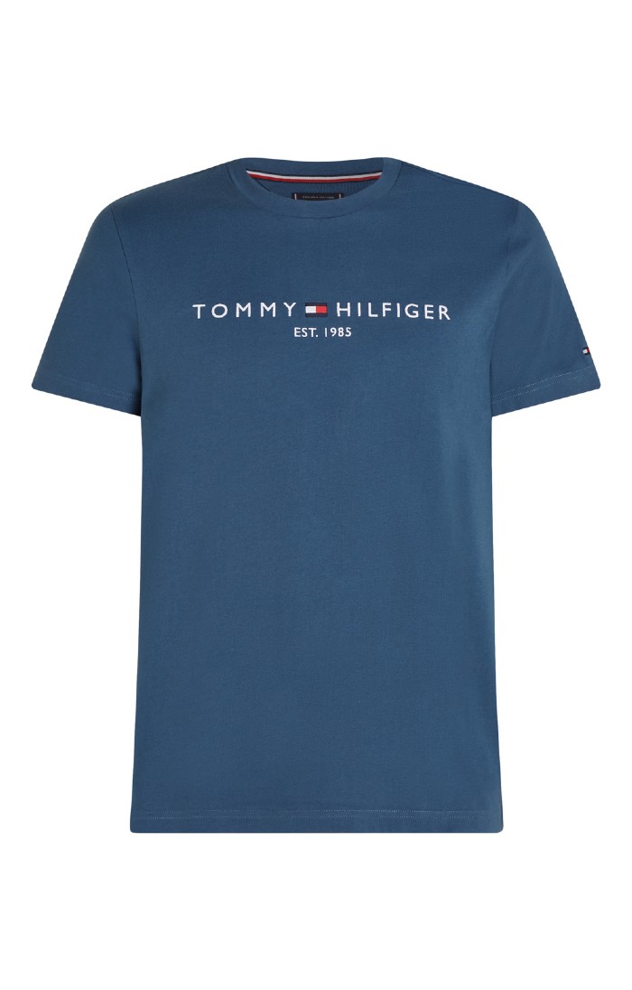 Tee shirt tommy hilfiger bleu online