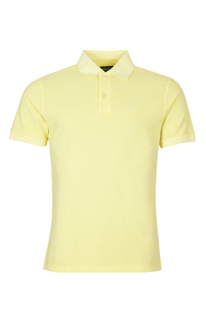 Barbour polo mens yellow online