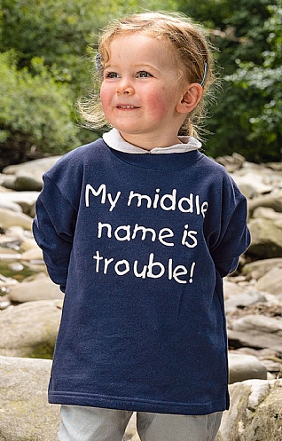 Middle deals child sweatshirt