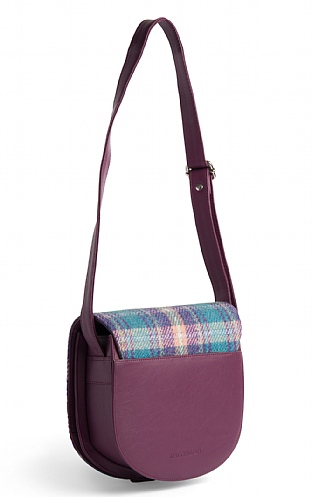 Joules tweed saddle bag online