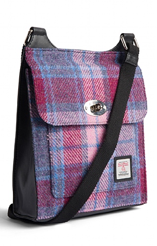 Harris tweed satchel on sale bag