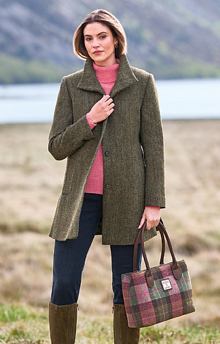 Cassley Classic Harris Tweed Handbag House of Bruar